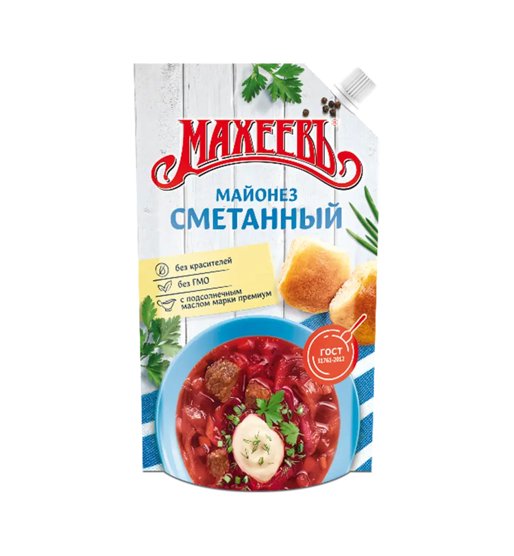 Makheev Mayonnaise "Smetanny"