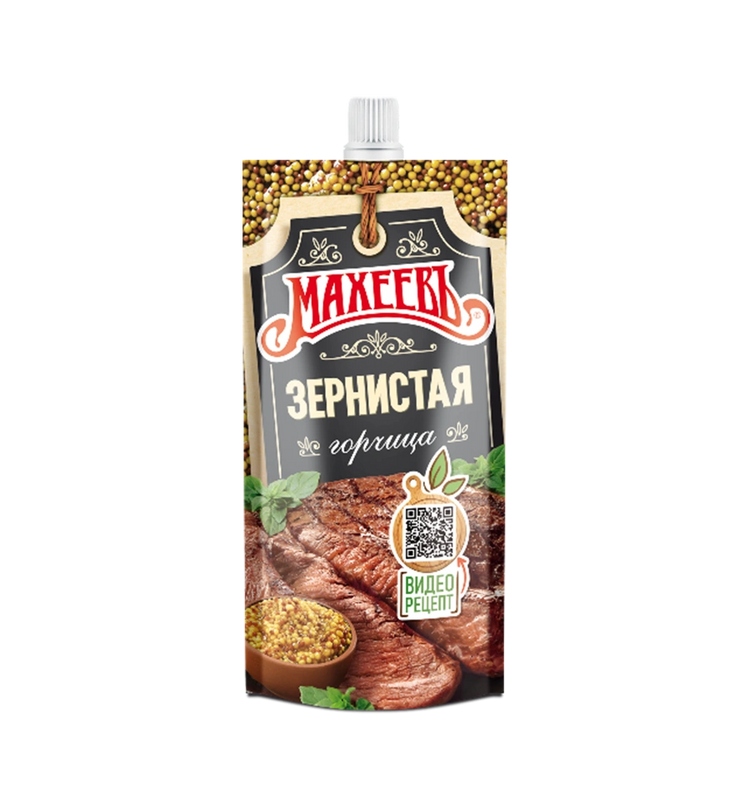 Горчица Махеевъ "Зернистая" 140г.