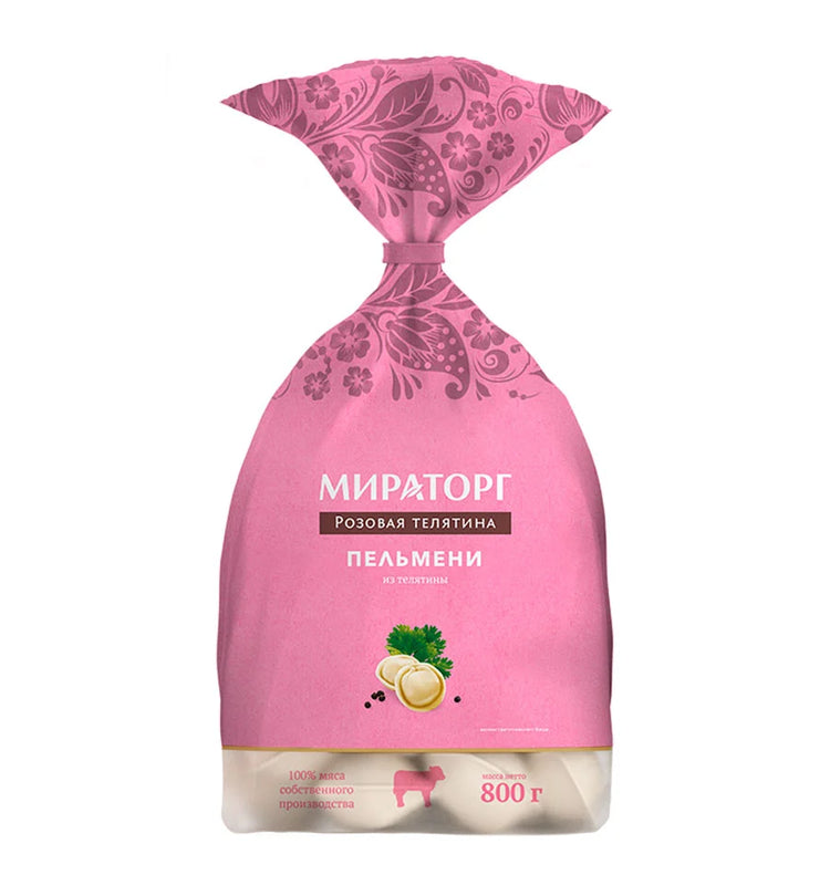 Пельмени из телятины 800г.