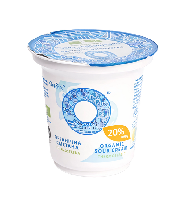 Органическая сметана 20%