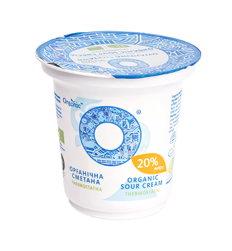 Органическая сметана 20%
