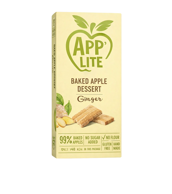 Pasti Lite Baked Apple with Ginger Pastila
