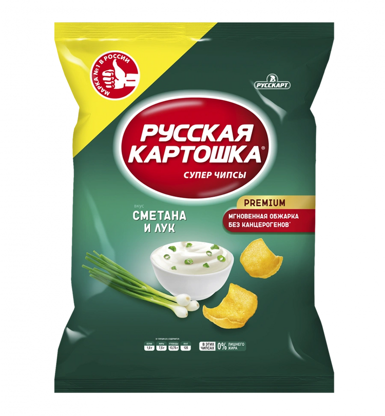 Russian Potato Chips Sour Cream and Onion