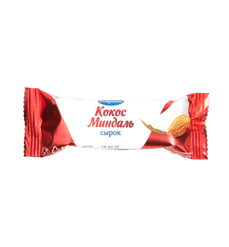 Сырок творожный кокос и миндаль