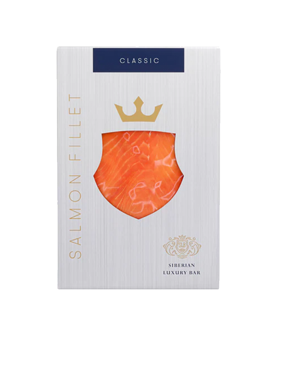 Gently salted king salmon slices 300g.