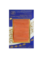 Ломтики копченой форели