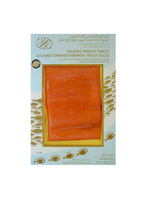 Ломтики копченой форели