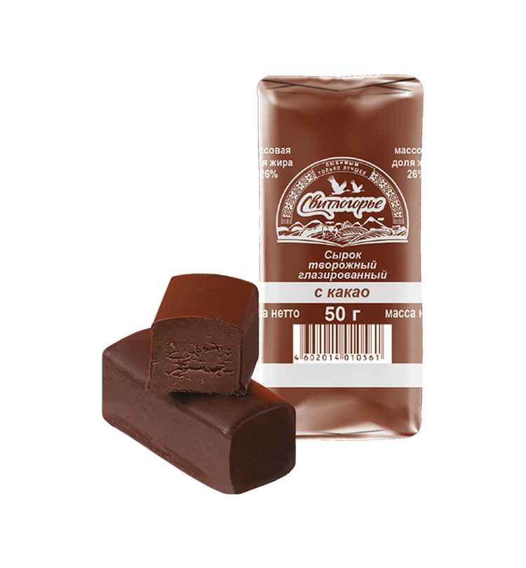 Сырок творожный глазированный с какао
