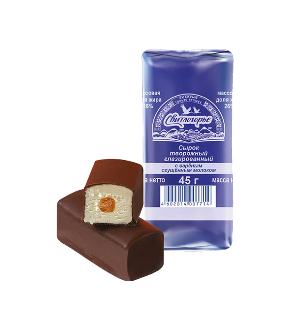 Сырок творожный глазированный с варёной сгущёнкой