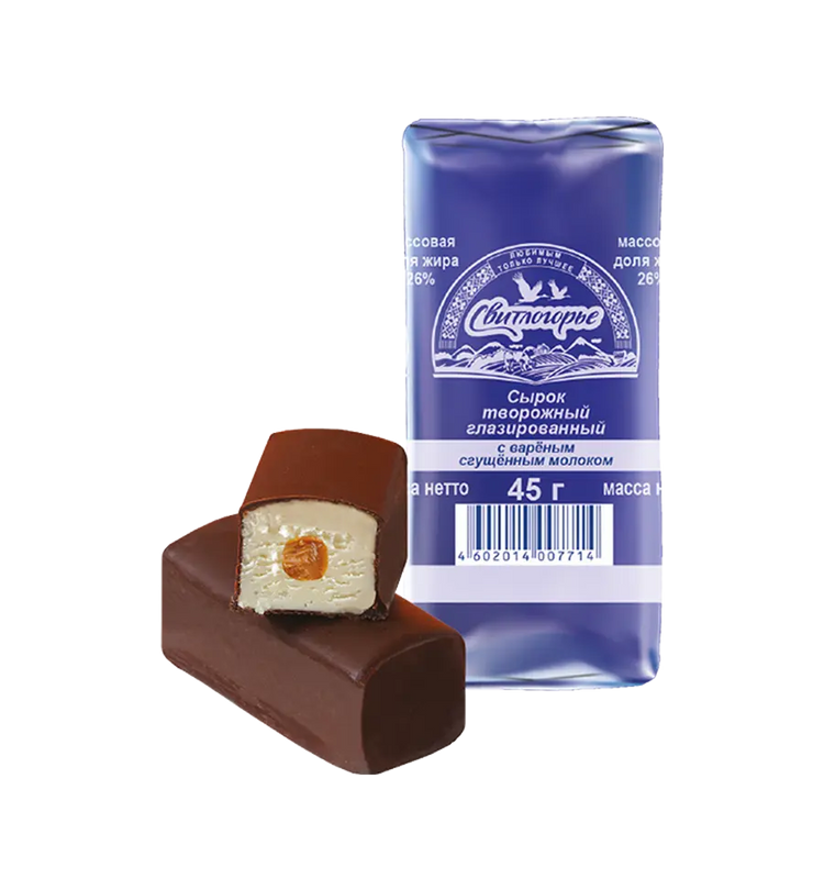 Сырок творожный глазированный с варёной сгущёнкой