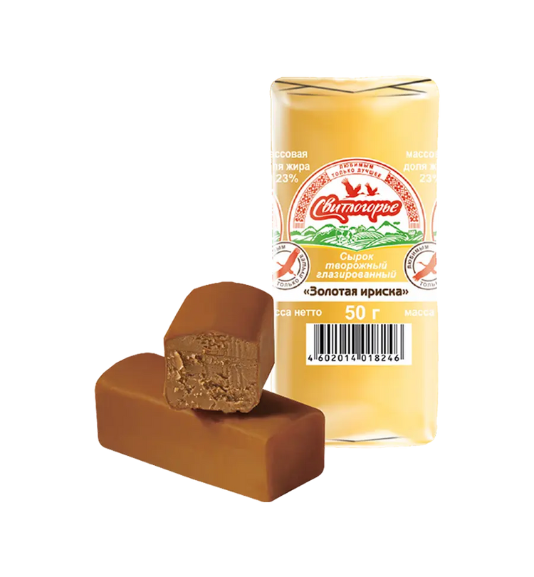 Сырок творожный в карамельной глазури "Золотая ириска"