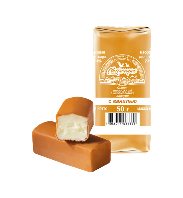 Сырок творожный с ванилью в карамельной глазури