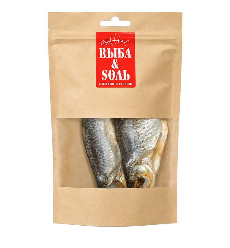 Dried Whole Vobla 180g.