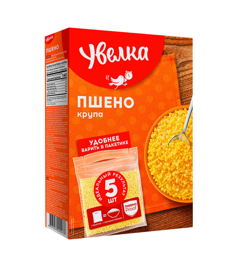 Пшено крупа в пакетиках