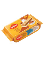 Waffles with boiled condensed milk